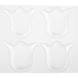 Epoxy Sticker Cabs, Tulip 1" Clear 10/pk