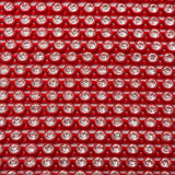 *Plastic 2.4mm Red Rhinestone Banding by the Yard