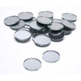 3/4" Round Glass Mirrors 10/pk