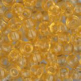 6/0 Miyuki Seed Beads #0132L Transparent Light Topaz 22g