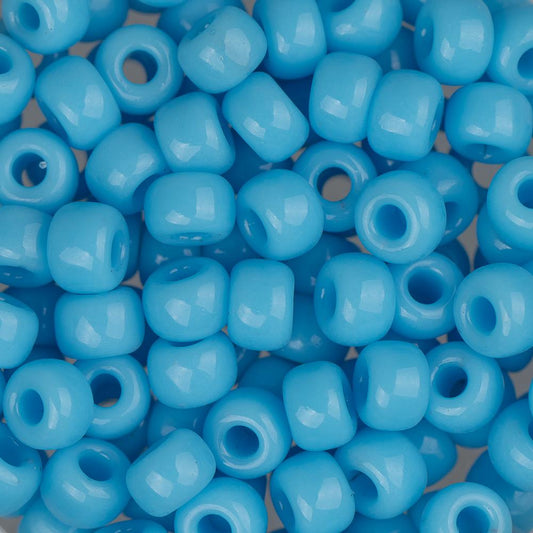 6/0 Miyuki Seed Beads #0413 Opaque Light Blue 22g