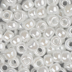 6/0 Miyuki Seed Beads #0528 White Pearl Ceylon 22g