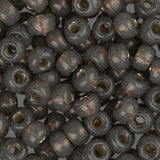 6/0 Miyuki Seed Beads #0650 S/L Dark Grey Opal Alabaster 22g