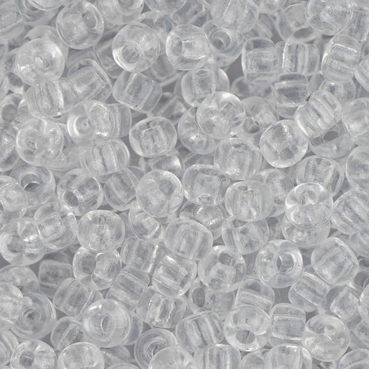 8/0 Miyuki Seed Beads #0131 Transparent Crystal 22g