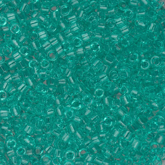 11/0 Delica Bead #1304 Dark Green Mint Transparent 5.2g