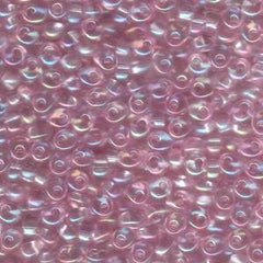 Magatama Beads #2153 Tr Bubble Gum Pink AB 23g