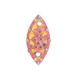 Pink AB 7x15mm Navette Sew On Stone #9050-06 20/pk