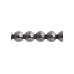 Czech Druk 3mm Beads 62/strand Opaque Gunmetal