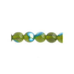 Czech Druk 3mm Beads 62/strand Trans Olivine AB