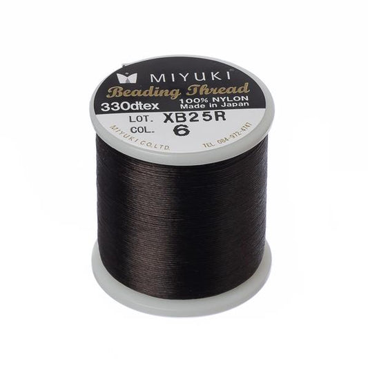 Brown Miyuki Beading Thread 50m